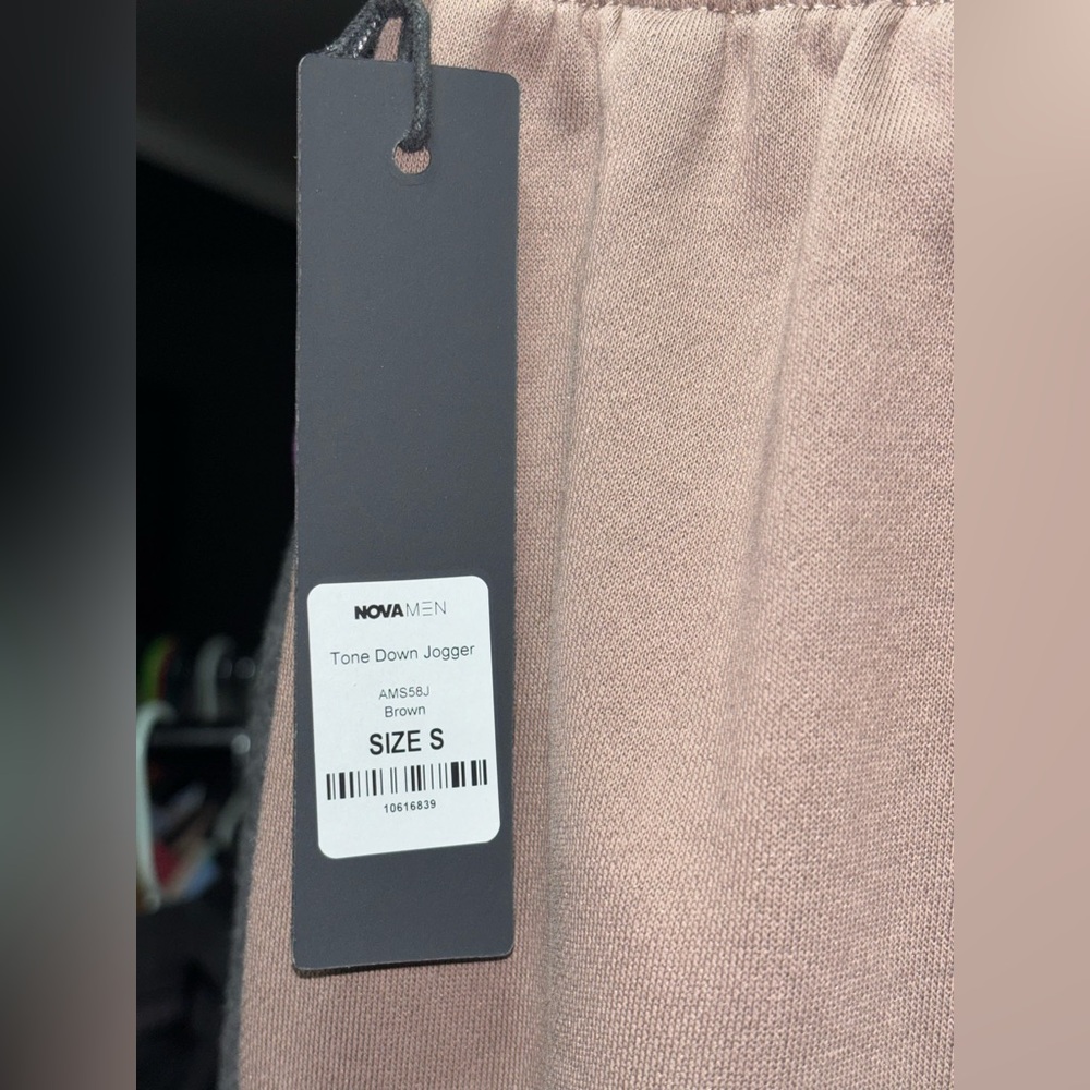 NOVA MEN Tone Down Joggers with Drawstring - Picture 4 of 6